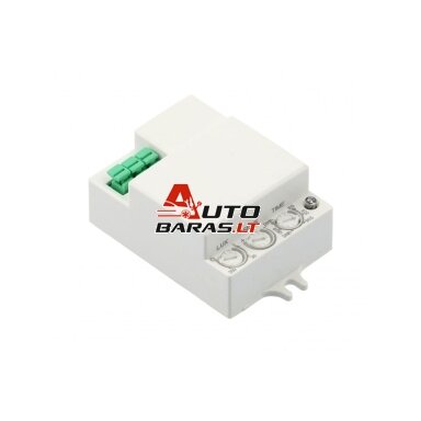 Mikrobanginis judesio jutiklis (500 W, 240 V, 360°, 1–8 m, IP20, baltas) GTV AE-SRC812-MIN2 Mikrobanginis judesio jutiklis (500 W, 240 V, 360°, 1–8 m, IP20, baltas) GTV AE-SRC812-MIN2