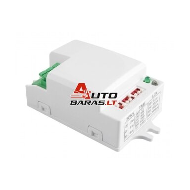 Mikrobanginis judesio jutiklis GTV AE-SRC812-MIN (500W, 360°, baltas, IP20)
