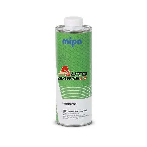 MIPA PROTECTOR Bedliner - Tvirta apsauginė danga 3:1, baltos spalvos 750ml