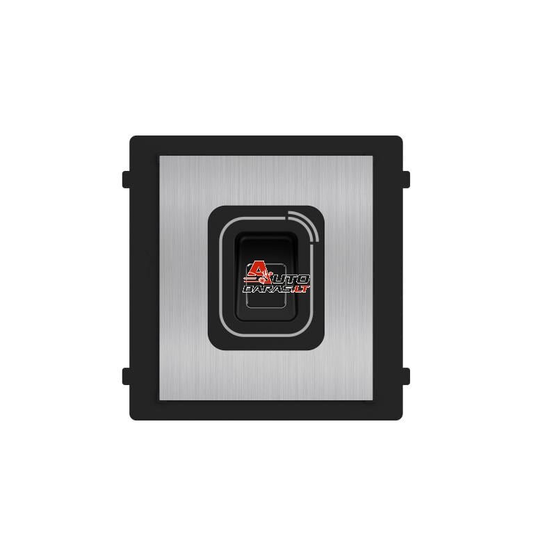 Mifare ir pirštų atspaudų skaitytuvo modulis SP praėjimo sistemai Hikvision DS-KD-MFB/S (IP65, RS-485)