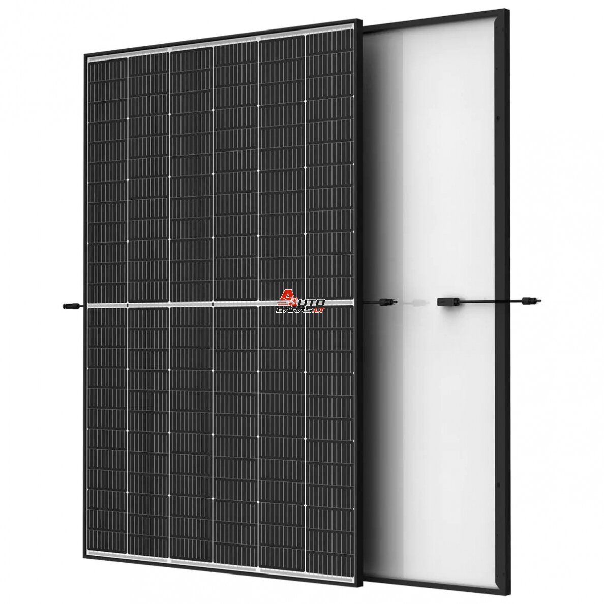 Monokristalinis fotovoltinis saulės modulis Trina TSM-450NEG9R.28 (450W, Vertex S+, half-cut, juodas rėmas)