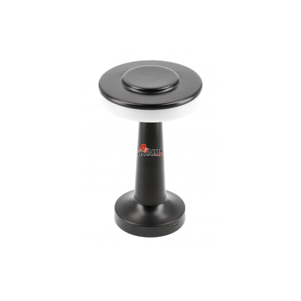 MONUM stalinins šviestuvas (juodas, 3 W, 200 lm, 3000 K, baterija 1800 mAh, USB-C) GTV LB-MON3W-10-DEC