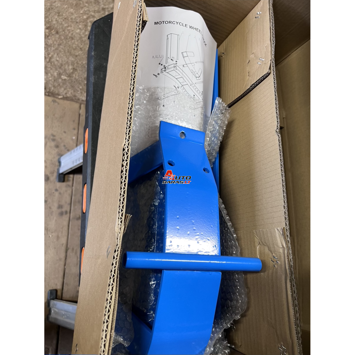 Motociklo rato stovas priekiniam ratui 680kg 3