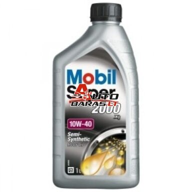 MOBIL SUPER 2000 X1 10W40 - alyva / tepalas MOBIL SUPER 2000 X1 10W40 - alyva / tepalas