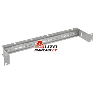 Montavimo panelė VTS0026 19" 1U (įgilinta, su DIN bėgeliu)