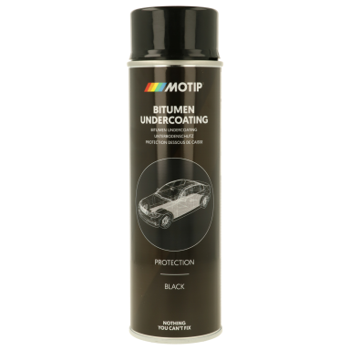 MOTIP Aerozolis - Bituminė dugno danga / Bitumen Based Undercoating 500 ml
