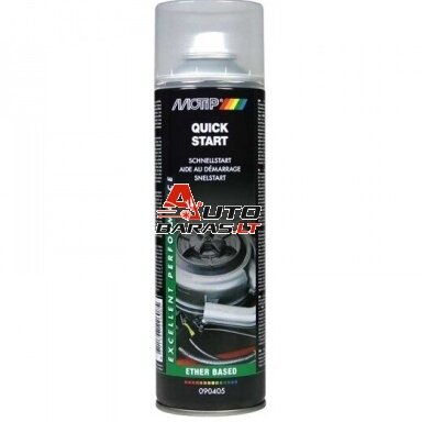 MOTIP priemonė varikliui užvesti "Quick Start" 500ml - aerozolis