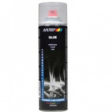 MOTIP Purškiami klijai/Glue adhesive spray 500 ml - aerozolis MOTIP Purškiami klijai/Glue adhesive spray 500 ml - aerozolis