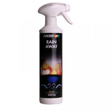 MOTIP RAIN AWAY priemonė nuo lietaus priekiniam stiklui 500ml MOTIP RAIN AWAY priemonė nuo lietaus priekiniam stiklui 500ml