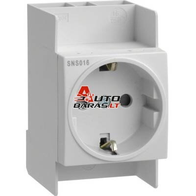 Modulinis kištukinis lizdas Hager SNS016 (16A, 250V, 2P+E)