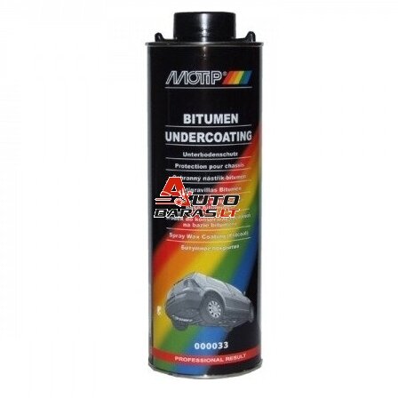 MOTIP Purškiama bituminė dugno danga / Bitumen Based Undercoating 1000 ml