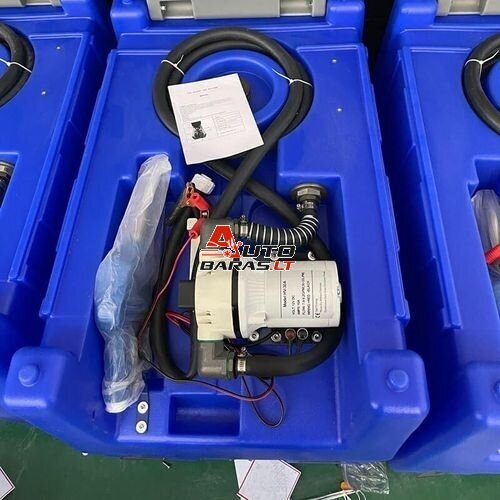 Mobili Adblue talpykla 220L (plastikinė) su pompa 12V ACAD40 (automatiniu pistoletu ir filtru) 1