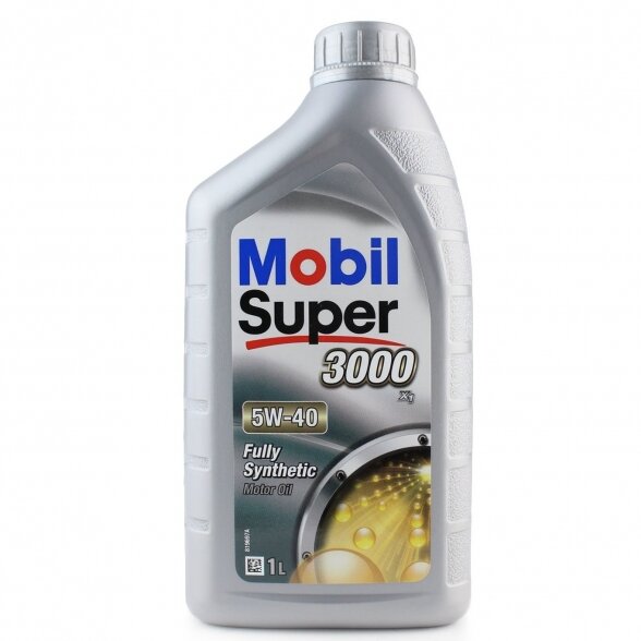 MOBIL SUPER 3000 X1 5W40 - alyva / tepalas 1