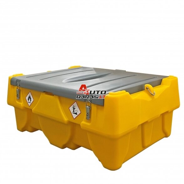 Mobili kuro talpykla 200L (plastikinė) su pompa 12V DCTP40 (automatiniu pistoletu ir filtru) 1