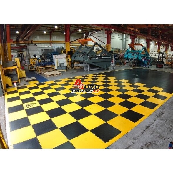 Modulinių surenkamų grindų danga PVC 500x500x7m 8