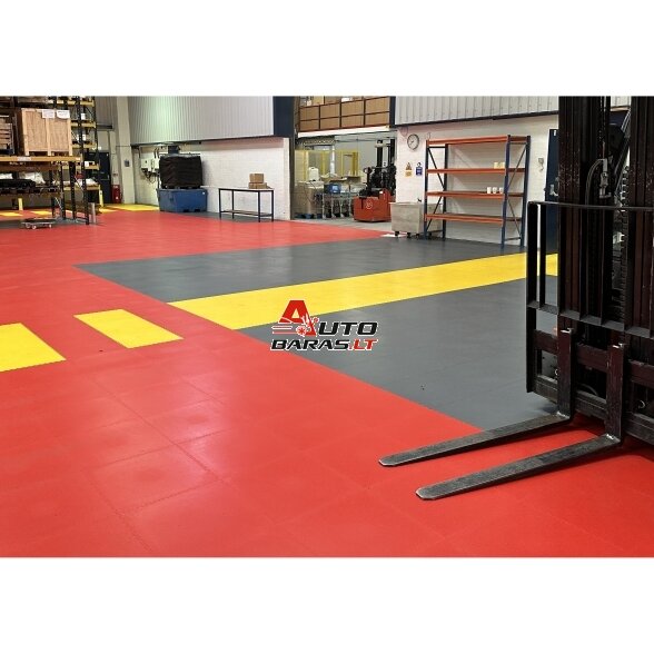 Modulinių surenkamų grindų danga PVC 500x500x7m 7