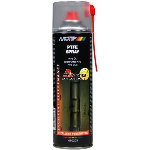 MOTIP Teflono universalus tepalas / PTFE Spray 500 ml - tinka ir ginklų tepimui