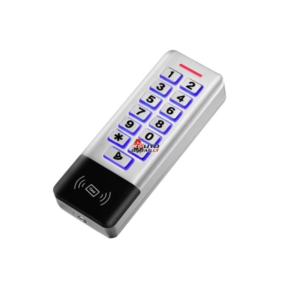 Multifunkcinė klaviatūra S3EM-W (125kHz, IP68, 120x46x23 mm, 12 VDC)