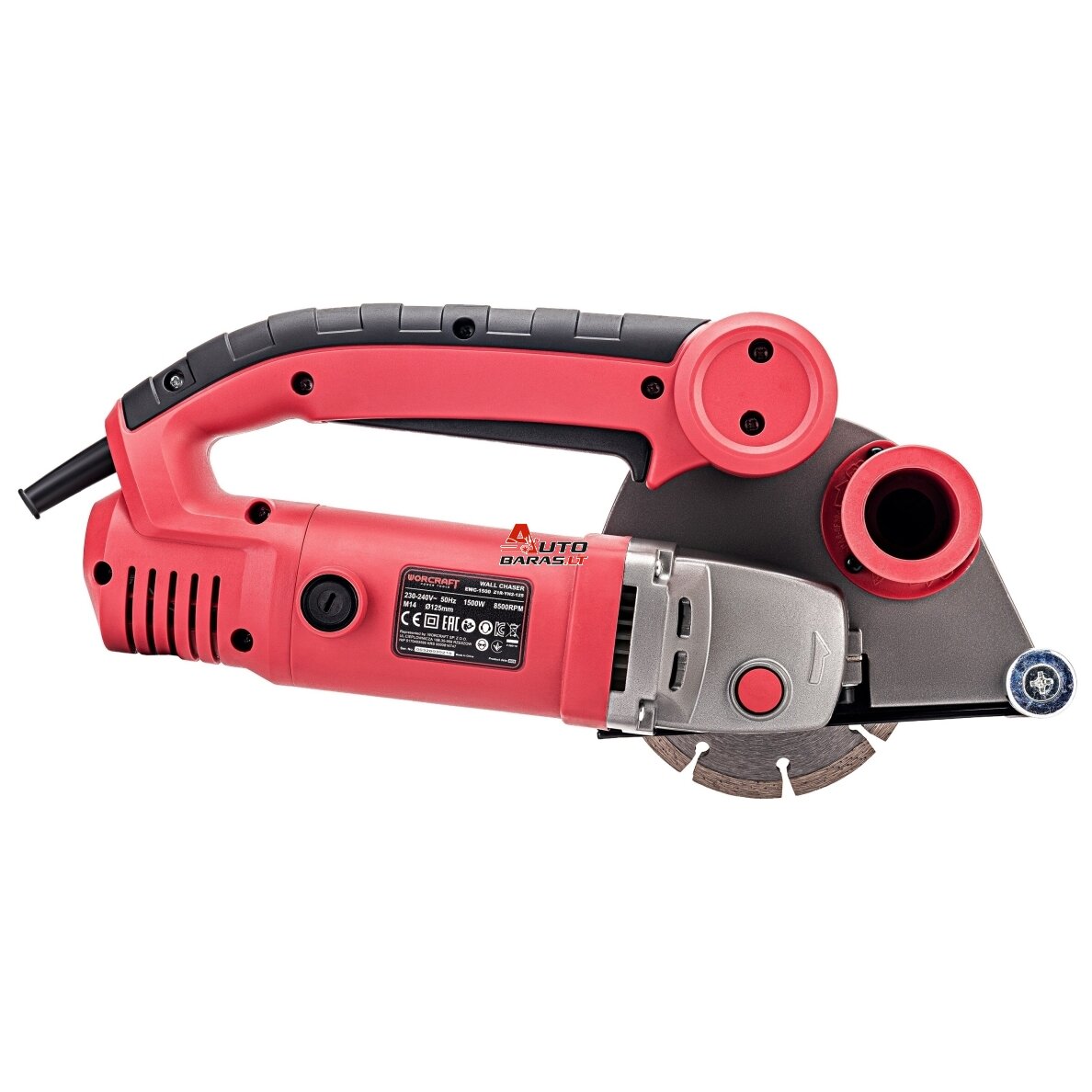 Mūro freza vagapjovė WORCRAFT 125mm 1500W - NUOMA 4