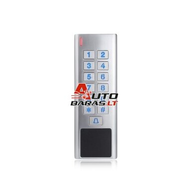 Multifunkcinė klaviatūra D-AD8EM (125kHz, IP67, 1 relė, 3000 kortelių, 129x44x20 mm, 10–24V DC) Multifunkcinė klaviatūra D-AD8EM (125kHz, IP67, 1 relė, 3000 kortelių, 129x44x20 mm, 10–24V DC)