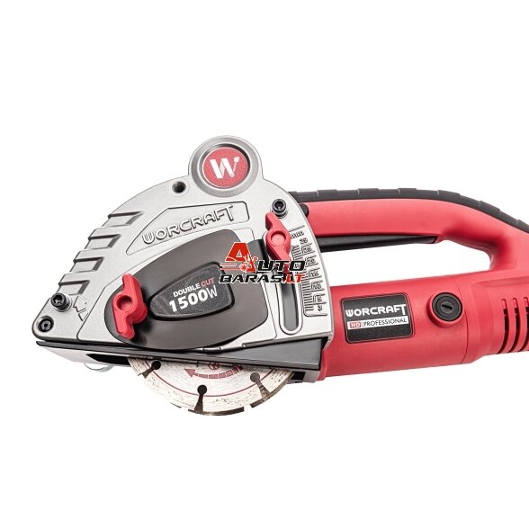 Mūro freza vagapjovė WORCRAFT 125mm 1500W - NUOMA 6