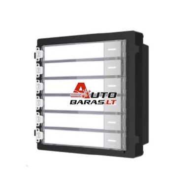 Mygtukų modulis Hikvision DS-KD-KK/S Mygtukų modulis Hikvision DS-KD-KK/S