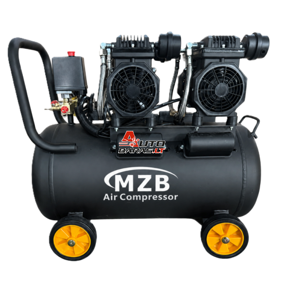 MZB Oro kompresorius betepalinis 50l 420L/min 8bar (Populiariausias) - vienfazis 1