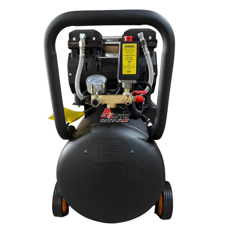 NUOMA - MZB Oro kompresorius betepalinis 50l 420L/min 8bar + Resyveriai 16l ir 25l 4