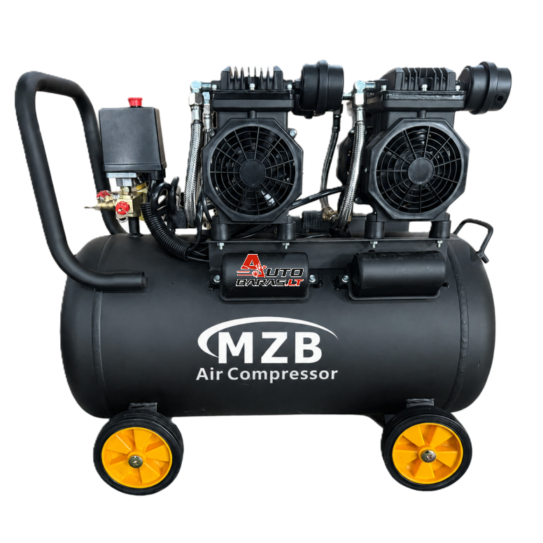 MZB Oro kompresorius betepalinis 50l 420L/min 8bar (Populiariausias) - vienfazis 1