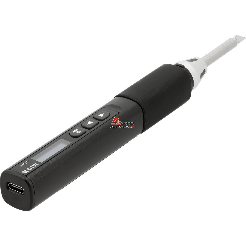YATO Nešiojamas skaitmeninis lituoklis USB-C T12 su OLED 96W 4