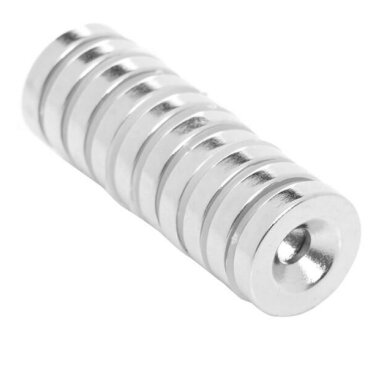 KRAFTDELE Neodimo magnetas 14x3mm (10vnt)