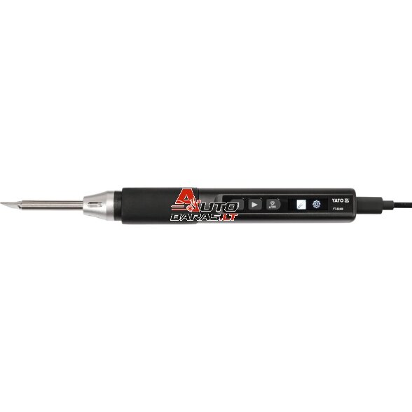 YATO Nešiojamas skaitmeninis lituoklis USB-C T12 su OLED 96W 1