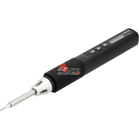 YATO Nešiojamas skaitmeninis lituoklis USB-C T12 su OLED 96W 3