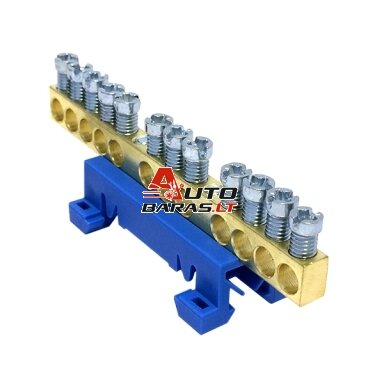 Nulinis gnybtas Cu 12x16 mm2 Morek MAD0012N15 (mėlynas) Nulinis gnybtas Cu 12x16 mm2 Morek MAD0012N15 (mėlynas)