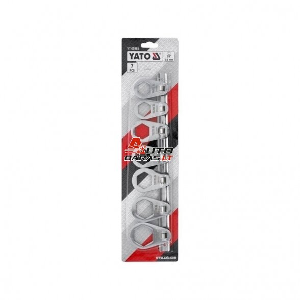YATO Ofsetinių tepalo filtrų rinkinys 3/8" 7vnt. 1