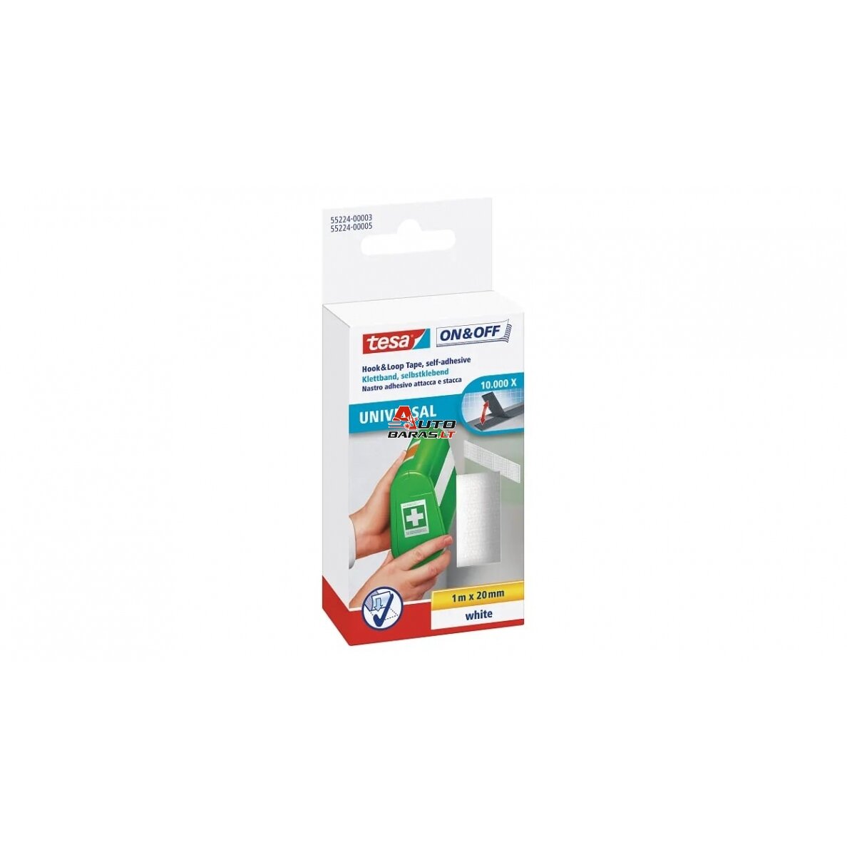 ONandOFF plataus profilio lipni juosta TESA 1m x 20mm 55224-00003-01 (balta)