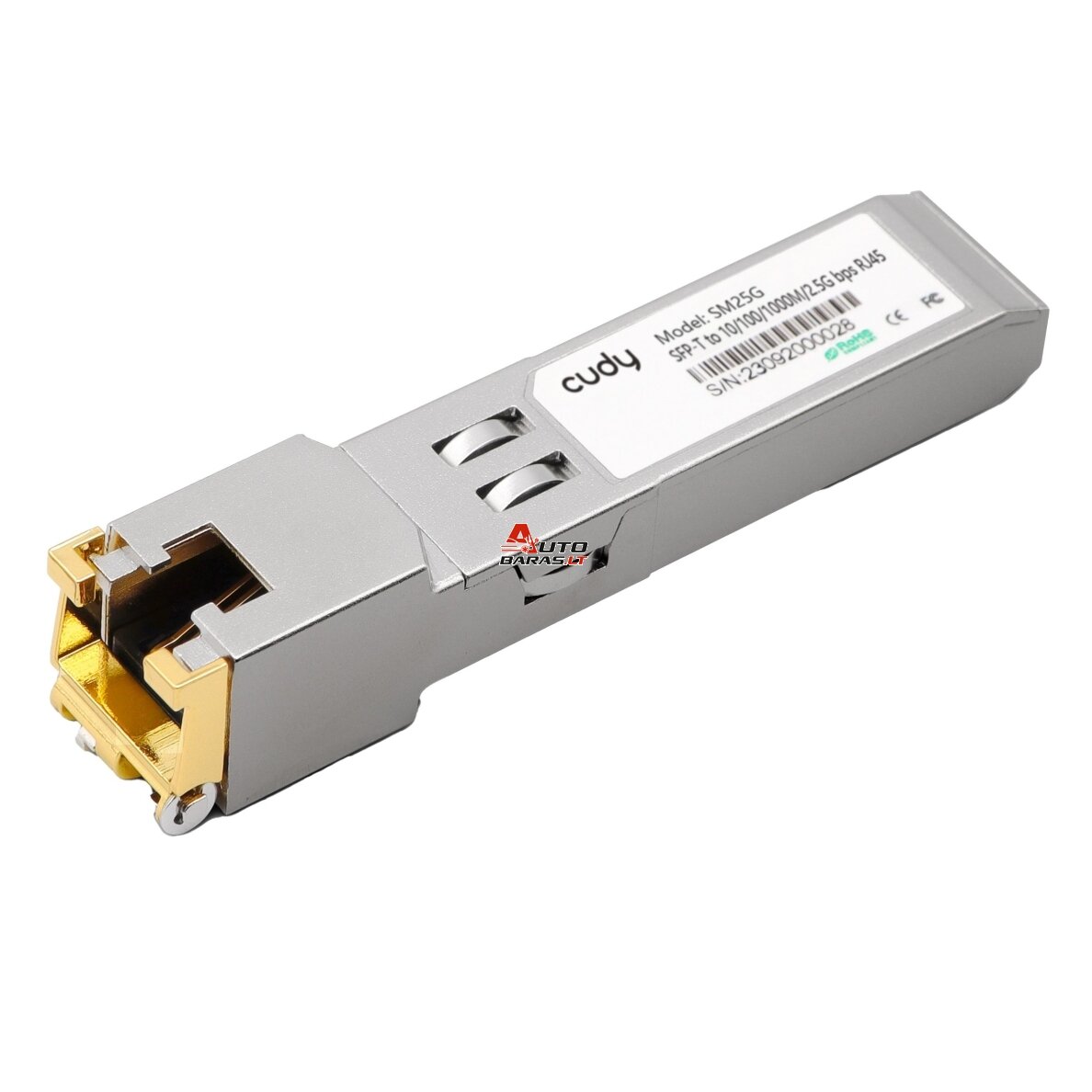 Optinis integruojamas keitiklis Cudy SFP++ SM25G (SFP+ lizdas į 2.5GbE RJ45)