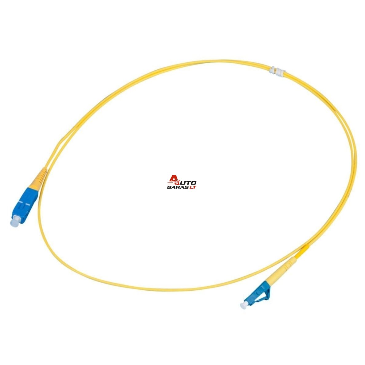 Optinis laidas SC/UPC–LC/UPC SM simplex (G657A, 3 mm, LSZH, 1 m)