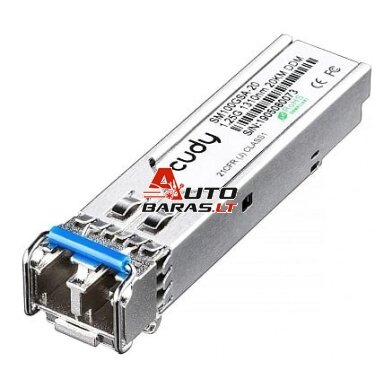 Optinis Integruojamas keitiklis SFP Cudy SM100GSA-20 (1.25Gbps, Single mode, Duplex, TX1310nm, 20km, LC) Optinis Integruojamas keitiklis SFP Cudy SM100GSA-20 (1.25Gbps, Single mode, Duplex, TX1310nm, 20km, LC)