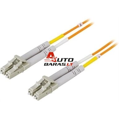 Optinis jungiamasis laidas LC/UPC-LC/UPC (Duplex, OM1, Multi Mode MM, LSHZ, 5m/2mm) Optinis jungiamasis laidas LC/UPC-LC/UPC (Duplex, OM1, Multi Mode MM, LSHZ, 5m/2mm)