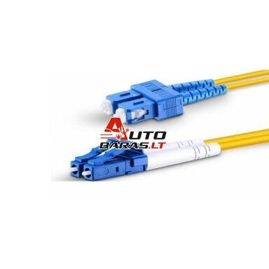 Optinis jungiamasis laidas LC/UPC–LC/UPC (Duplex, OS1/OS2, G657A1, LSZH, SM, 3mm, 1m) Optinis jungiamasis laidas LC/UPC–LC/UPC (Duplex, OS1/OS2, G657A1, LSZH, SM, 3mm, 1m)
