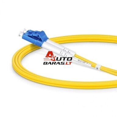 Optinis jungiamasis laidas LC/UPC–LC/UPC SM duplex (OS1/OS2, LSZH, 2mm, 30m) Optinis jungiamasis laidas LC/UPC–LC/UPC SM duplex (OS1/OS2, LSZH, 2mm, 30m)