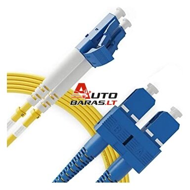 Optinis jungiamasis laidas LC/UPC–SC/UPC (Duplex, SM, 9/125µm, OS1/OS2, LSZH, 3mm, 1m) Optinis jungiamasis laidas LC/UPC–SC/UPC (Duplex, SM, 9/125µm, OS1/OS2, LSZH, 3mm, 1m)