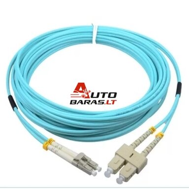 Optinis jungiamasis laidas LC/UPC–SC/UPC (MM, duplex, OM4, 2mm, LSZH, 2m)