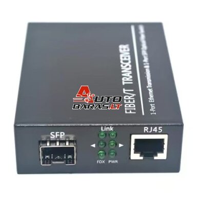 Optinis keitiklis AC101G-1T1F SM (1xRJ45, 1xSFP SC, WDM Tx/Rx, 10/100/1000Mbps, 20km) Optinis keitiklis AC101G-1T1F SM (1xRJ45, 1xSFP SC, WDM Tx/Rx, 10/100/1000Mbps, 20km)