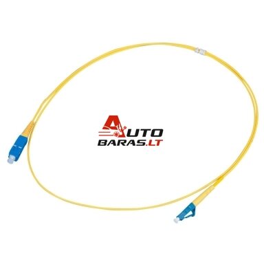 Optinis laidas SC/UPC–LC/UPC SM simplex (G657A, 3 mm, LSZH, 1 m) Optinis laidas SC/UPC–LC/UPC SM simplex (G657A, 3 mm, LSZH, 1 m)