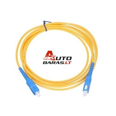 Optinis laidas SC/UPC–SC/UPC SM (1m, simplex, OS1/OS2, G657A1, 9/125µm, LSZH) Optinis laidas SC/UPC–SC/UPC SM (1m, simplex, OS1/OS2, G657A1, 9/125µm, LSZH)