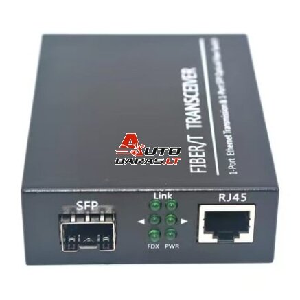 Optinis keitiklis AC101G-1T1F SM (1xRJ45, 1xSFP SC, WDM Tx/Rx, 10/100/1000Mbps, 20km)