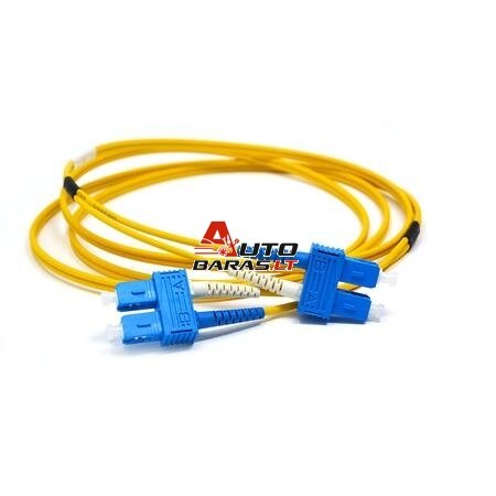 Optinis jungiamasis laidas SC/UPC-SC/UPC SM Duplex 10 m
