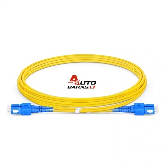 Optinis jungiamasis laidas SC/UPC-SC/UPC SM Duplex 15 m